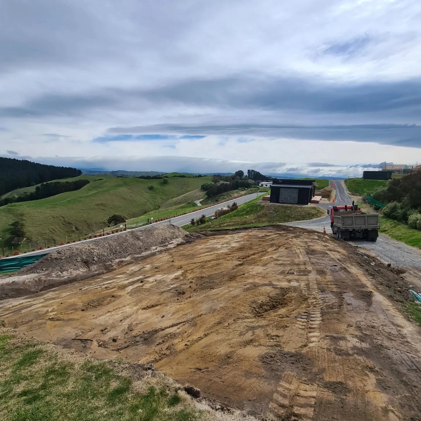 DIGABIT Te Roera Hills project — site preparation and ground shaping